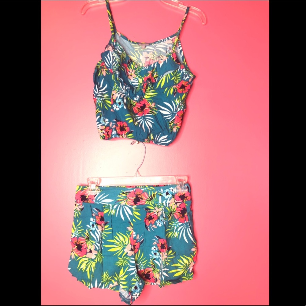 Charlotte Russe floral two piece